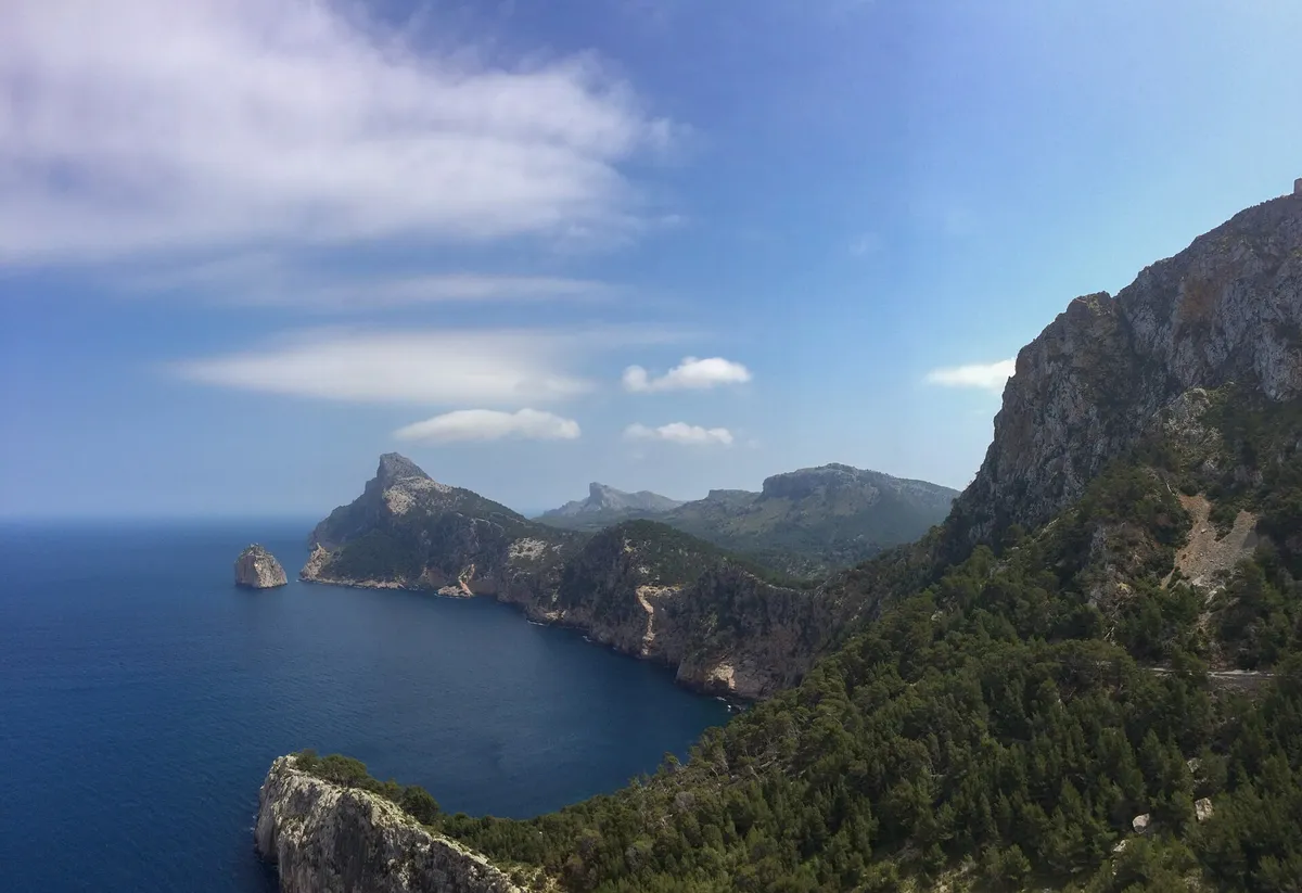 La península de Formentor y la bahía de Pollença, Mallorca